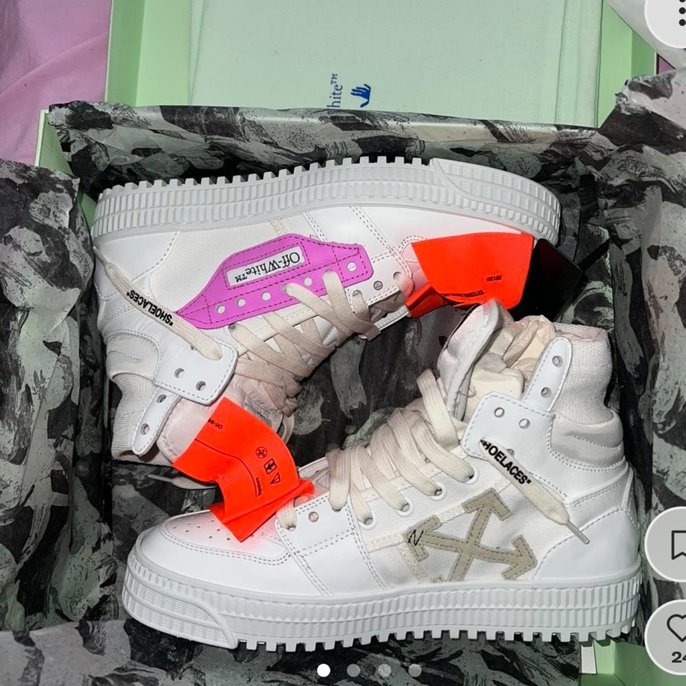 off white sneakers
